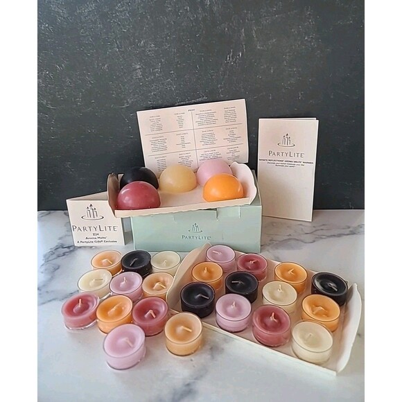 PartyLite Aroma Melts And Tealights MISMATCHED Set - Picture 1 of 10